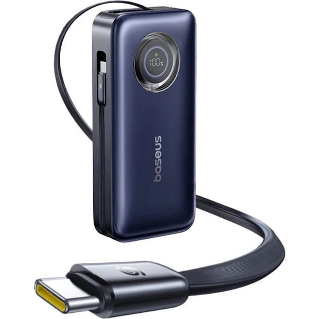 Внешний аккумулятор Baseus EnerCore CR11 20000mAh 100W Black/Blue - E0027J00 - фото 3