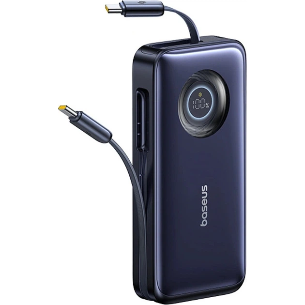 Внешний аккумулятор Baseus EnerCore CR11 20000mAh 100W Black/Blue - E0027J00 - фото 4