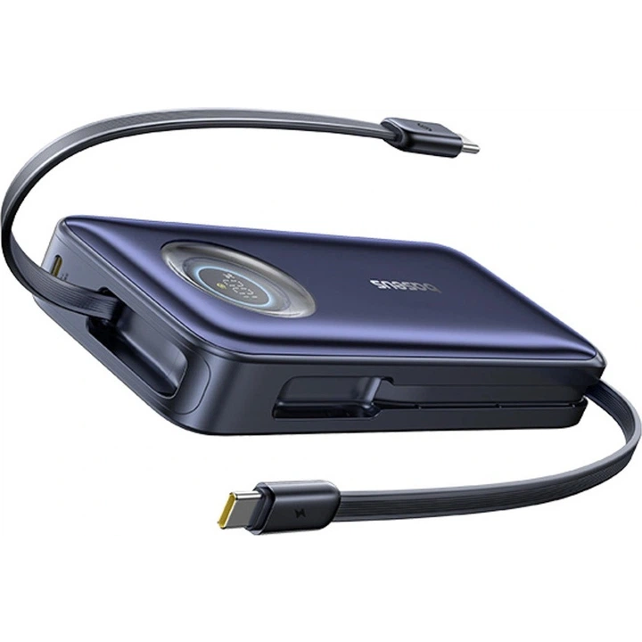Внешний аккумулятор Baseus EnerCore CR11 20000mAh 100W Black/Blue - E0027J00 - фото 5