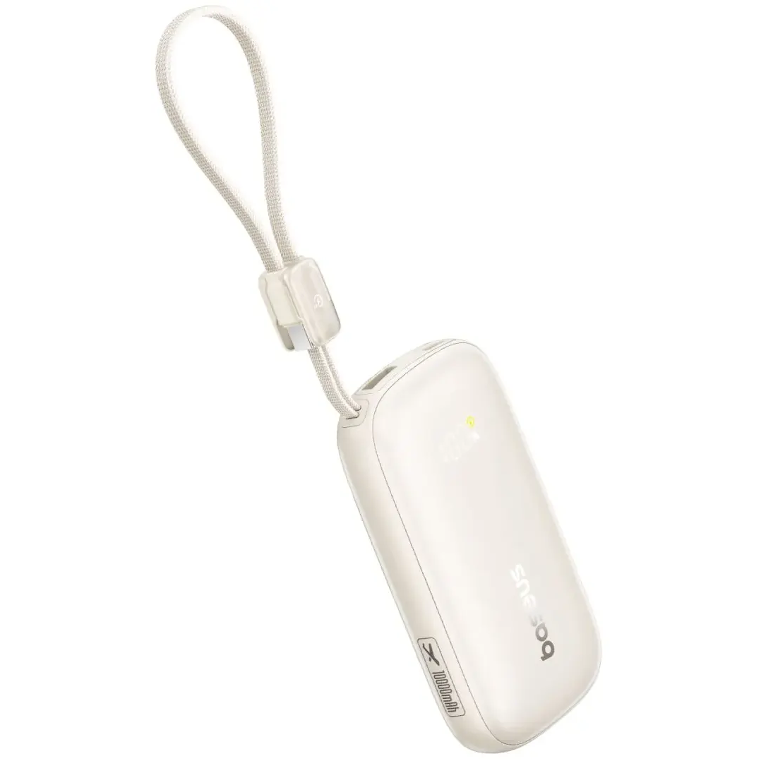 Внешний аккумулятор Baseus EnerFill FC21 Qpow 3 Ultra 10000mAh 45W Natural Titanium - E0027Q01 - фото 2