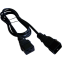 Кабель питания C19 - C20, 5м, Lanmaster LAN-PP19/20-16A-5.0