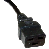 Кабель питания C19 - C20, 5м, Lanmaster LAN-PP19/20-16A-5.0