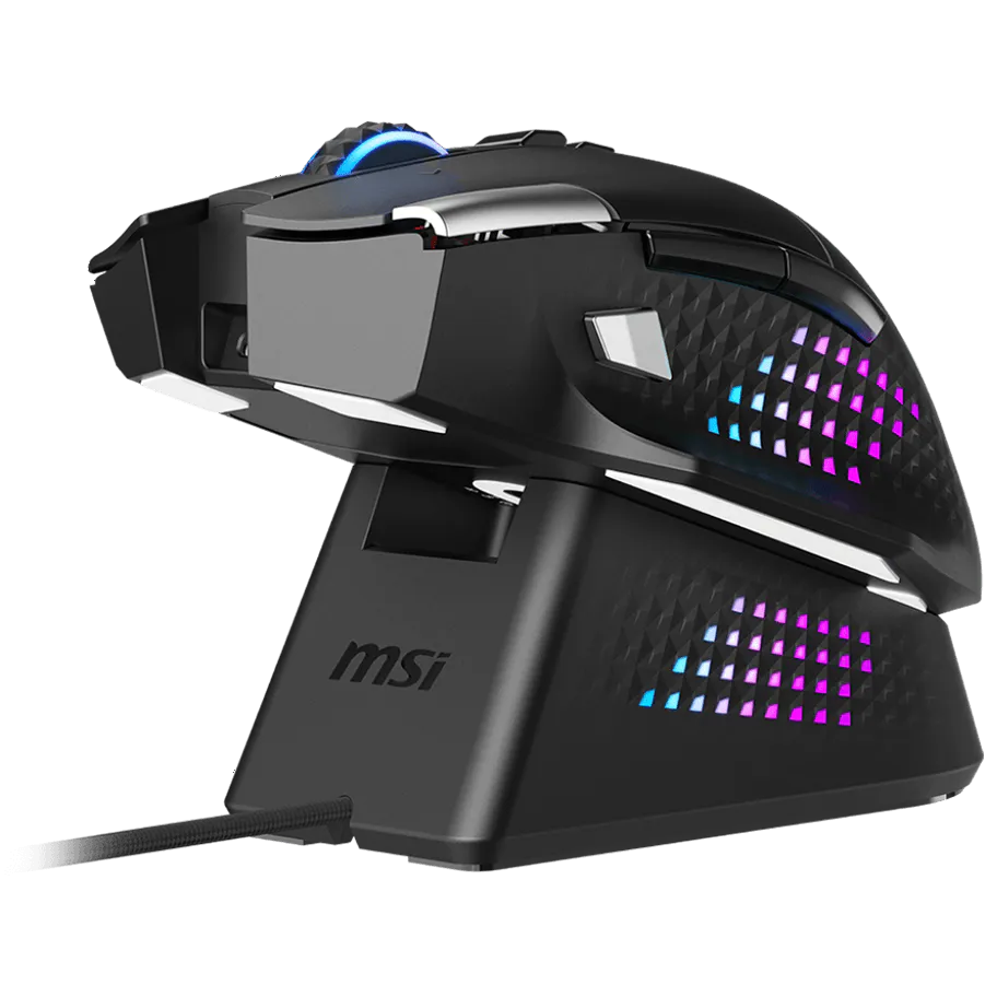 Мышь MSI Versa Pro Wireless + Mouse Dock Pro - S12-4301370-CLA - фото 2