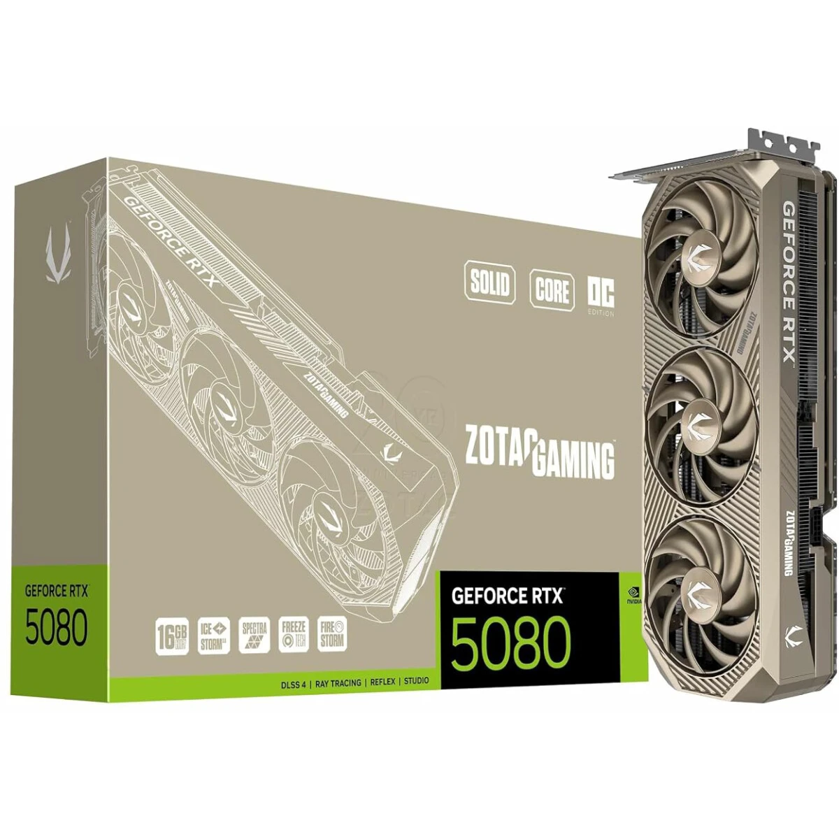 Видеокарта NVIDIA GeForce RTX 5080 Zotac SOLID CORE 20th Anniversary Edition OC 16GB (ZT-B50800J2S-10P) - фото 7