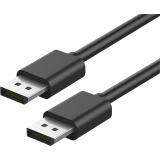 Кабель DisplayPort - DisplayPort, 1м, Leef LF-CAB-DSPL1.4-PVC-1 Black (LF-CAB-DSPL1.4-PVC-1-black)