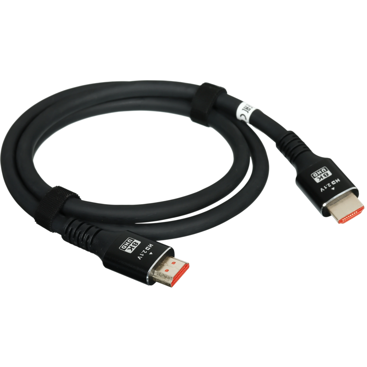 Кабель HDMI - HDMI, 1м, Leef LF-CAB-HDMI2.1-PVC-1 Black - LF-CAB-HDMI2.1-PVC-1-black