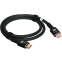 Кабель HDMI - HDMI, 1м, Leef LF-CAB-HDMI2.1-PVC-1 Black - LF-CAB-HDMI2.1-PVC-1-black