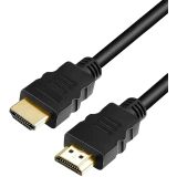 Кабель HDMI - HDMI, 1м, Leef LF-CAB-HDMI1.4-PVC-1 Black (LF-CAB-HDMI1.4-PVC-1-black)