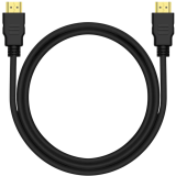 Кабель HDMI - HDMI, 1м, Leef LF-CAB-HDMI1.4-PVC-1 Black (LF-CAB-HDMI1.4-PVC-1-black)