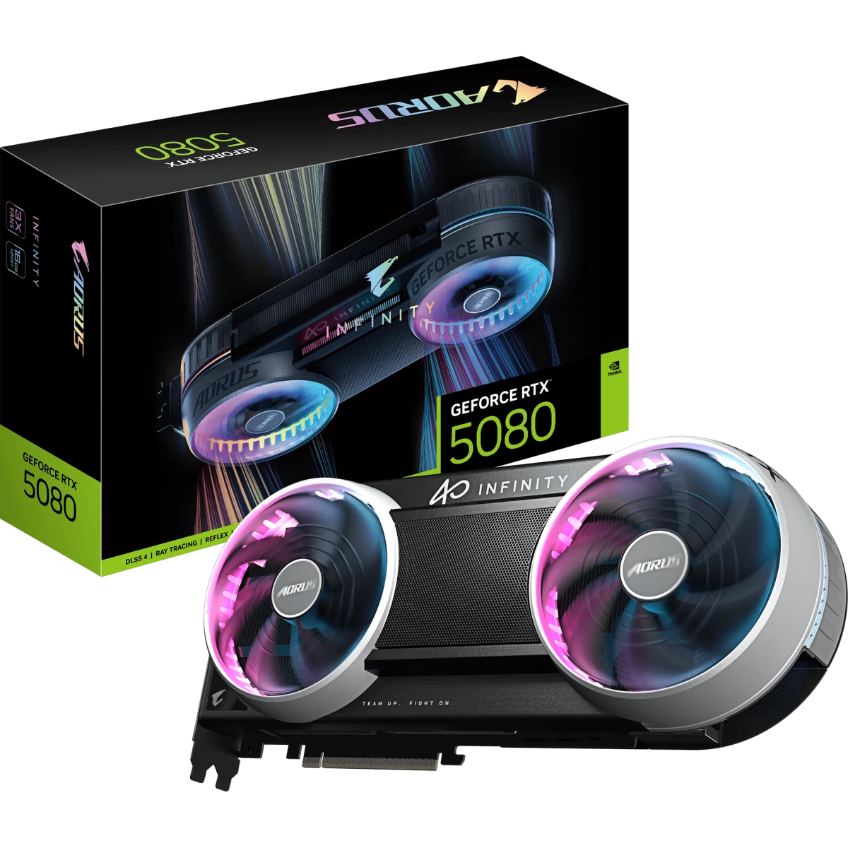 Видеокарта NVIDIA GeForce RTX 5080 Gigabyte AORUS INFINITY 16GB (GV-N5080AORUS-IF-16GD) - фото 10