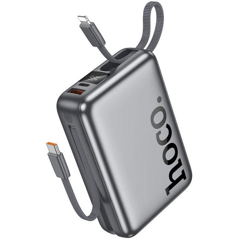 Внешний аккумулятор HOCO Q39 Eminente Metal Grey - 649094