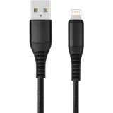 Кабель USB - Lightning, 1м, Leef LF-CABNLN-LGHT-1 Black (LF-CABNLN-LGHT-1-black)