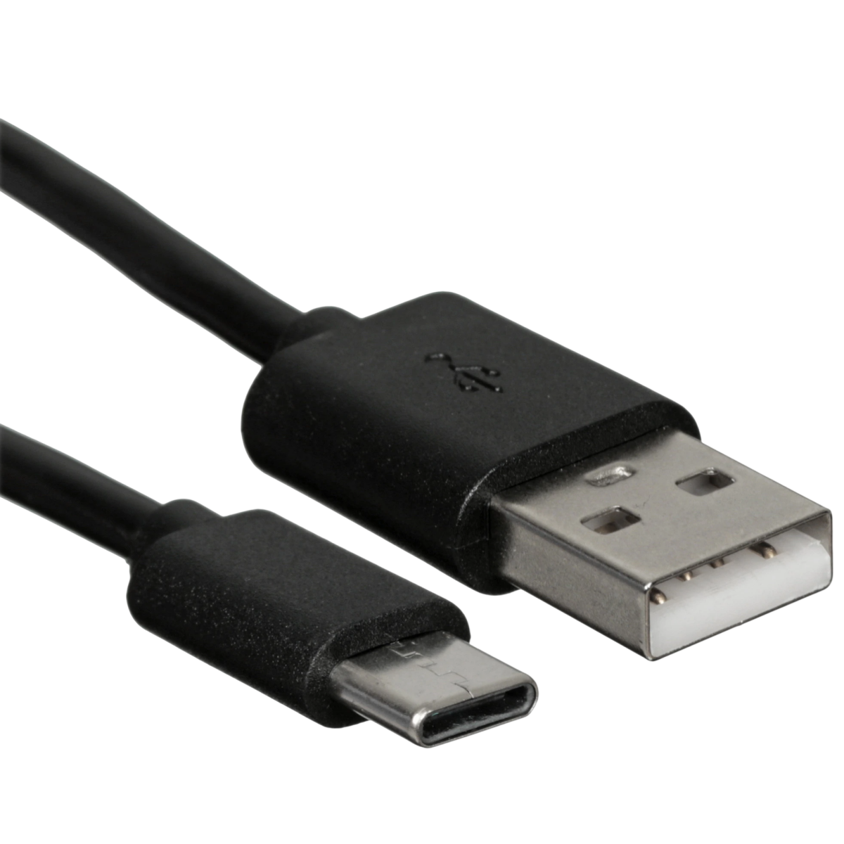 Кабель USB - USB Type-C, 1м, Leef LF-CAB02-A/C-PVC-1 Black - LF-CAB02-A/C-PVC-1-black