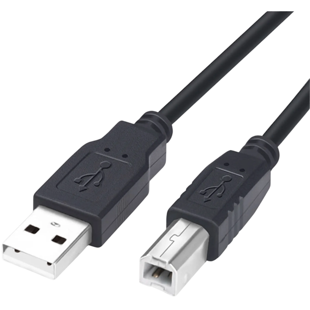 Кабель USB A (M) - USB B (M), 5м, Leef LF-CAB-A/B-PVC-5 Black - LF-CAB-A/B-PVC-5-black
