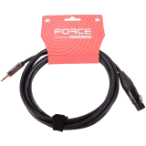 Кабель 3.5 Jack (M) - XLR (F), 3м, FORCE FLC-06/3
