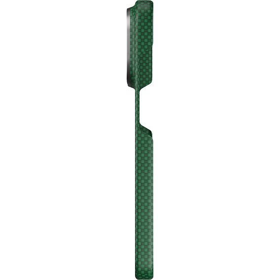 Чехол Magssory Apple iPhone 18 Pro Aramid Frame Case Green - CFB054g - фото 4
