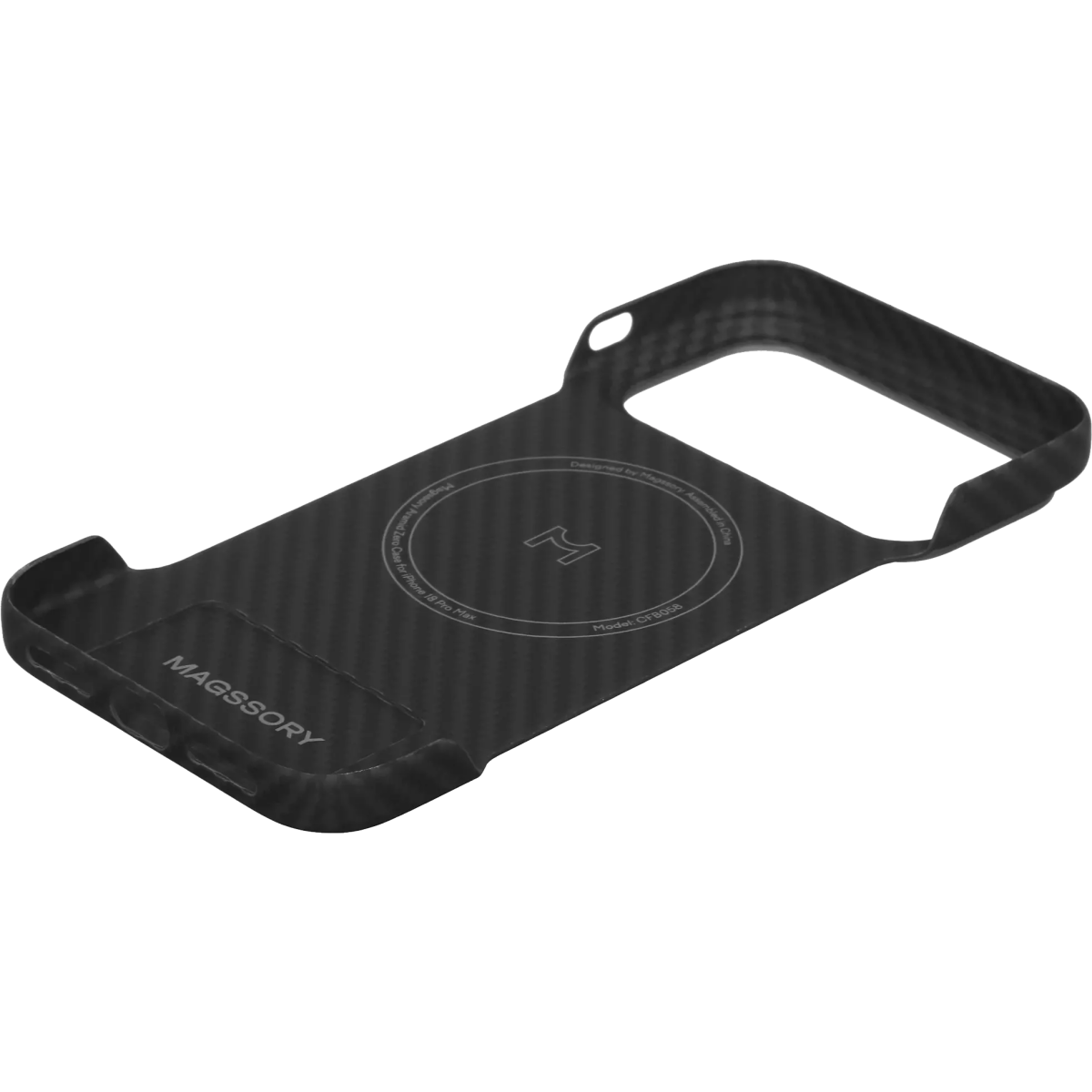 Чехол Magssory Apple iPhone 18 Pro Max Aramid Case Black - CFB058b - фото 3