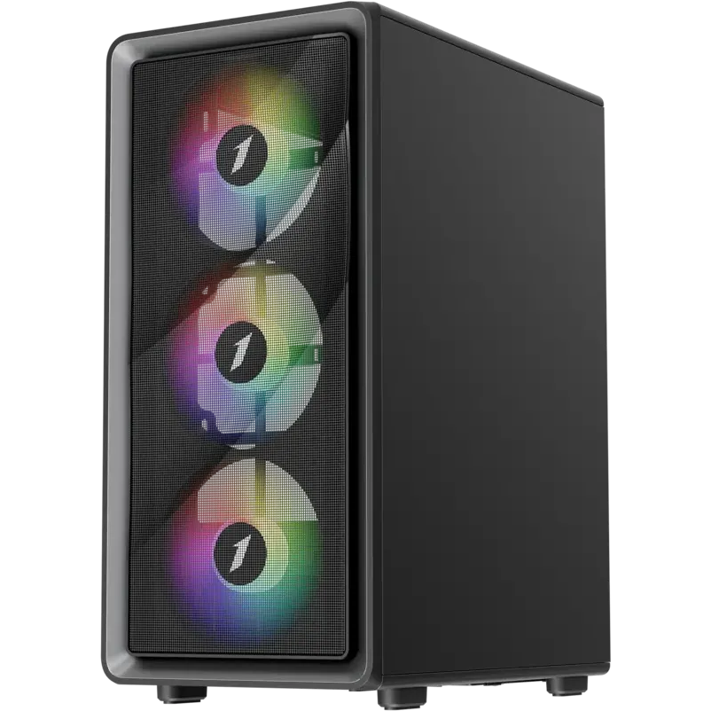 Корпус 1STPLAYER WA7 ARGB Black - WA7-BK-3FA7-14-1FA7 - фото 3