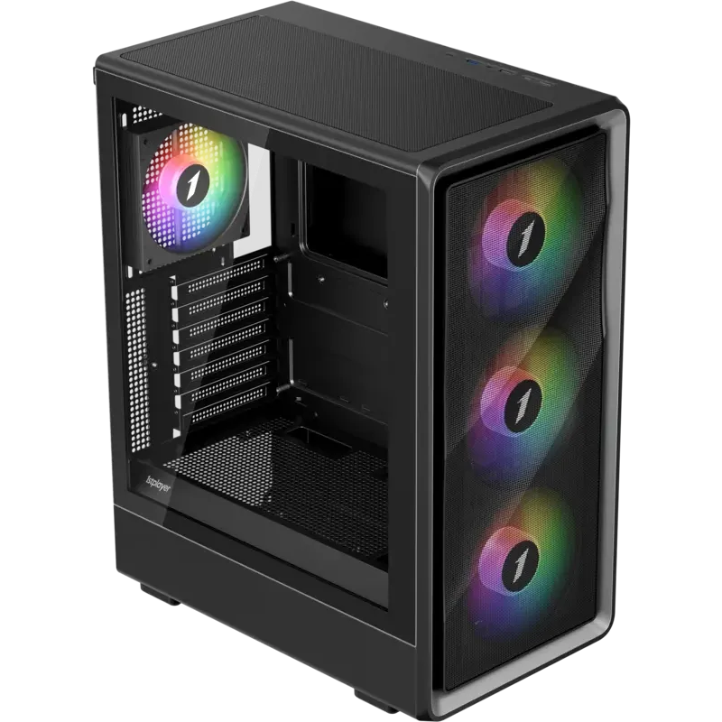 Корпус 1STPLAYER WA7 ARGB Black - WA7-BK-3FA7-14-1FA7 - фото 4
