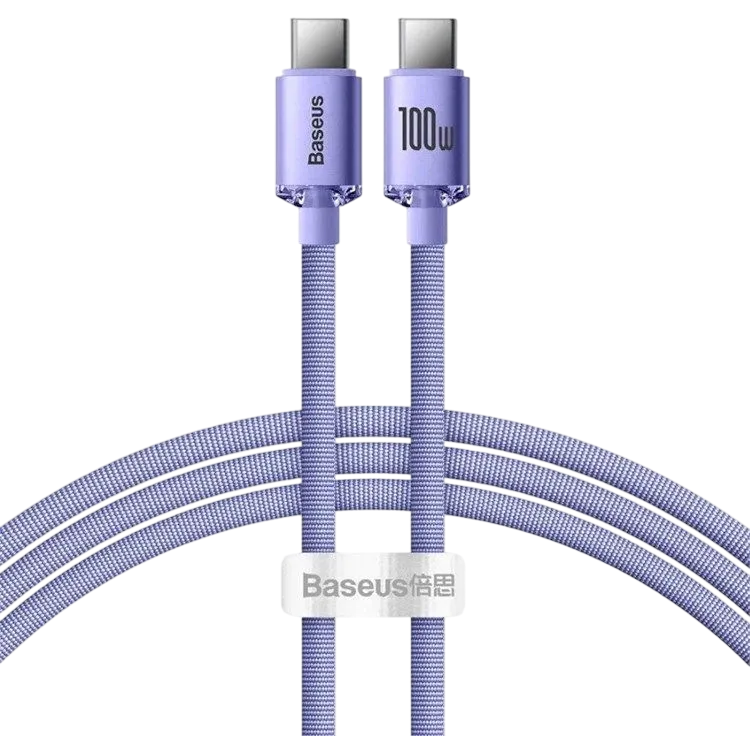 Кабель USB Type-C - USB Type-C, 1.2м, Baseus CAJY000605