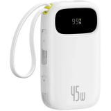 Внешний аккумулятор Baseus EnerFill FC31 Qpow 3 20000mAh 45W Moon White (E0028D01)