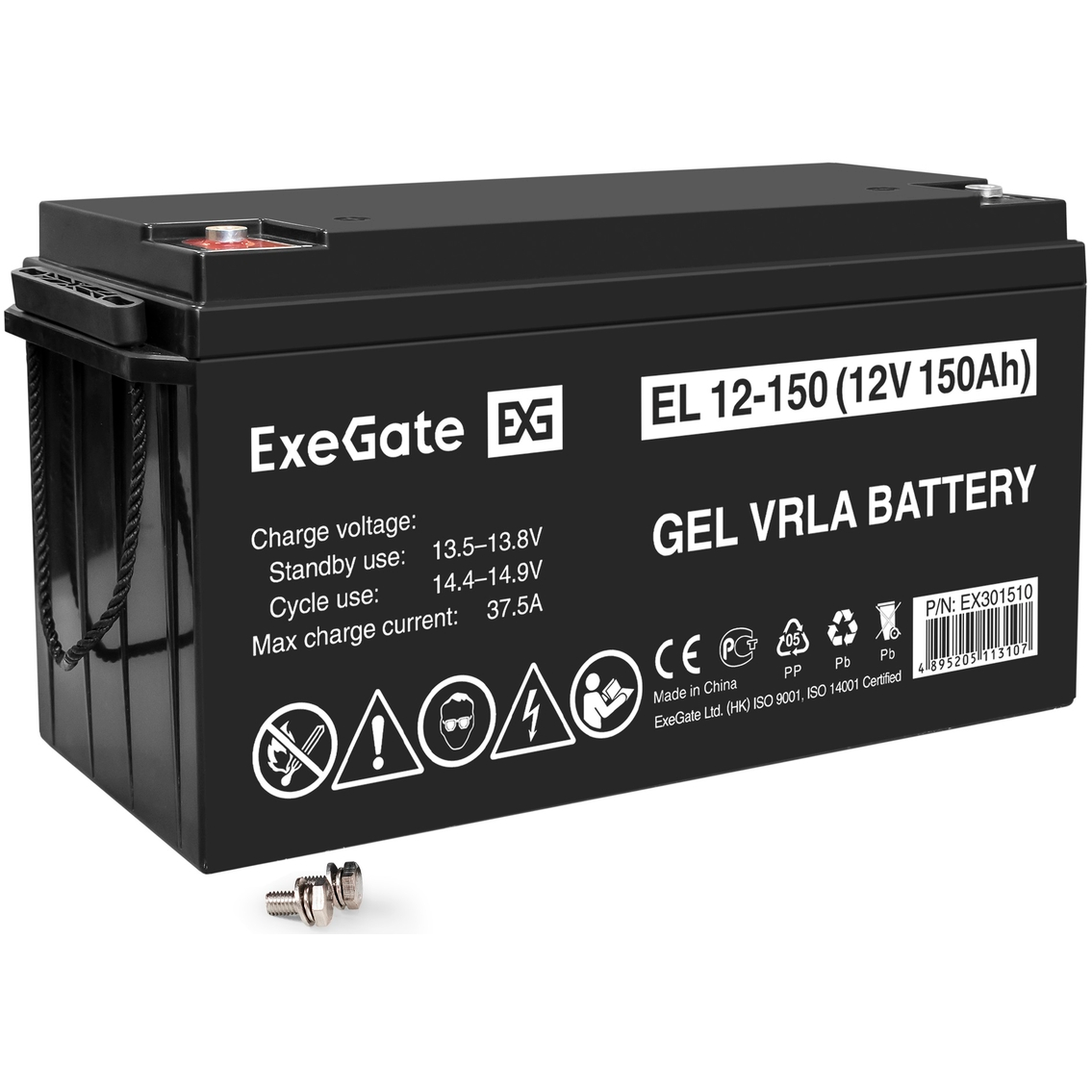 Аккумуляторная батарея ExeGate EL 12-150-М8 - EX301510RUS