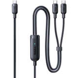Разветвитель USB Type-C - 2x USB Type-C, 1.5м, Baseus E0426X00