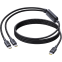 Разветвитель USB Type-C - 2x USB Type-C, 1.5м, Baseus E0426X00 - фото 2