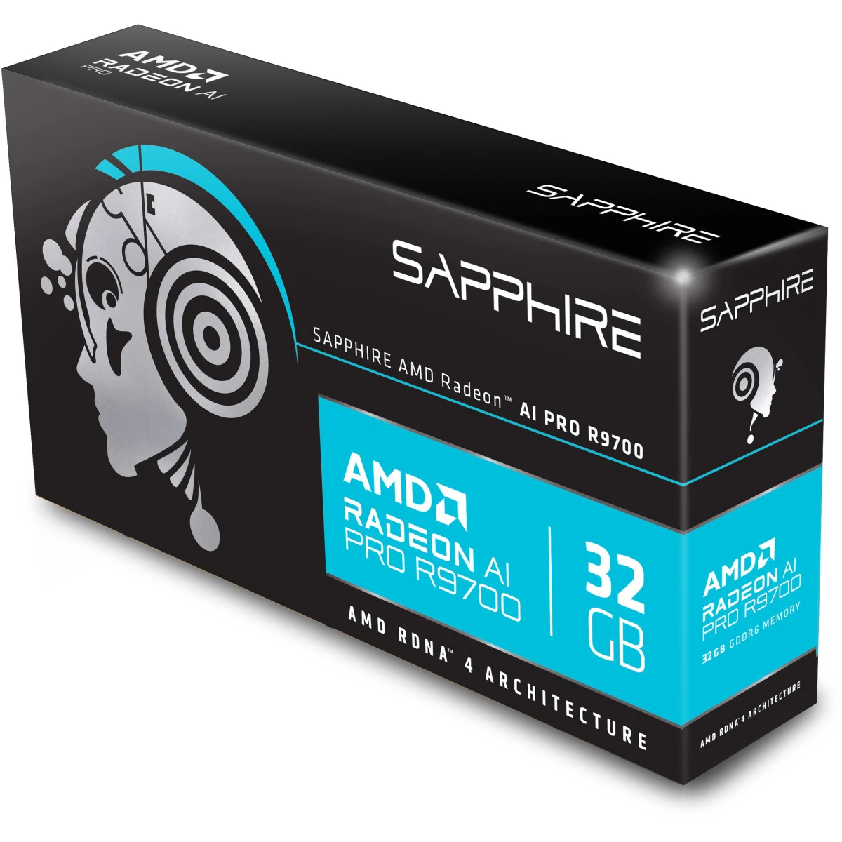 Видеокарта AMD Radeon AI PRO R9700 Sapphire 32GB (32358-01-20G) - фото 7