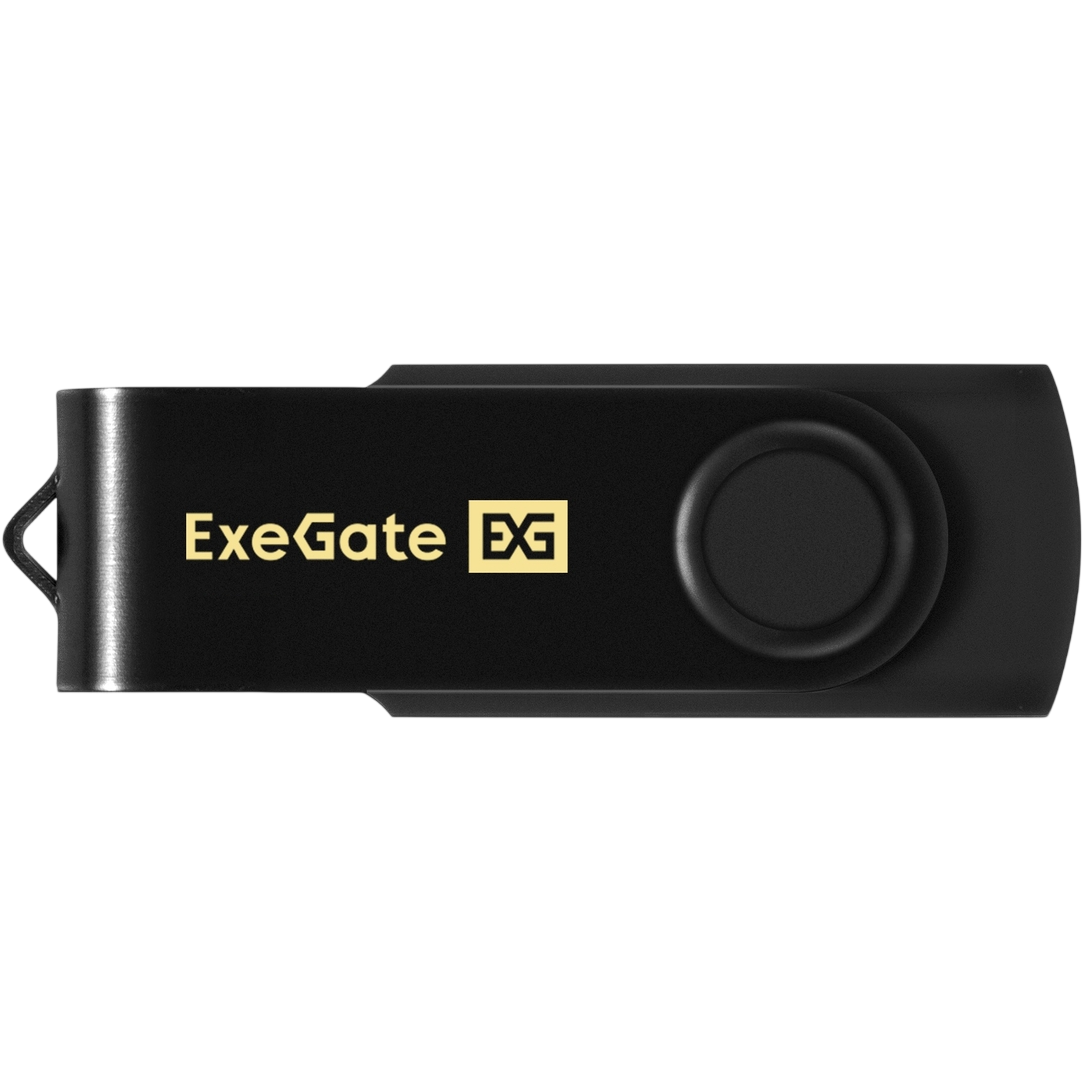 USB Flash накопитель 4GB ExeGate Jet Black (EX302029RUS) - фото 4