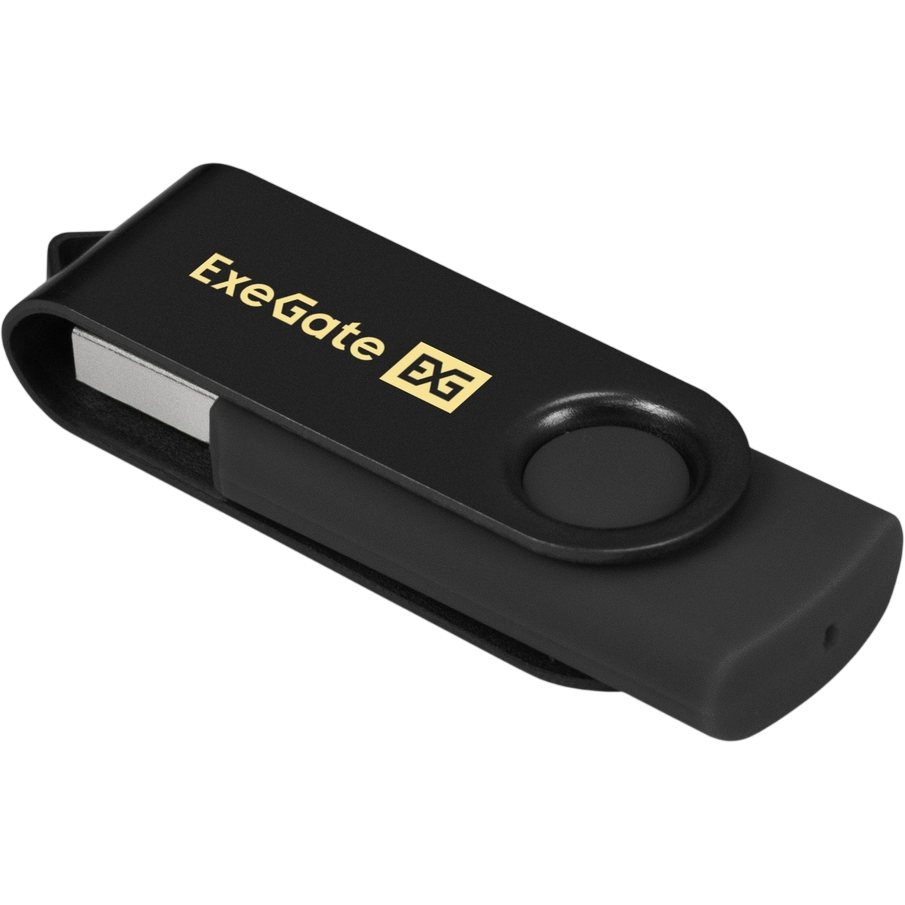 USB Flash накопитель 8GB ExeGate Jet Black (EX302034RUS) - фото 2