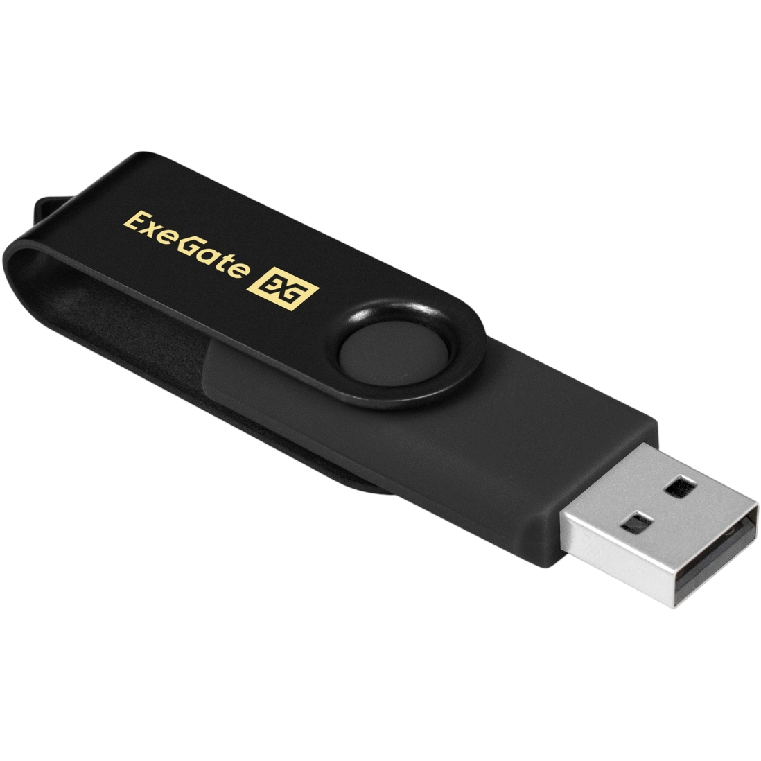 USB Flash накопитель 8GB ExeGate Jet Black (EX302034RUS) - фото 3