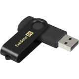 USB Flash накопитель 32GB ExeGate Jet Black (EX302044RUS)
