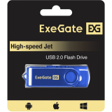 USB Flash накопитель 64GB ExeGate Jet Blue (EX302055RUS)