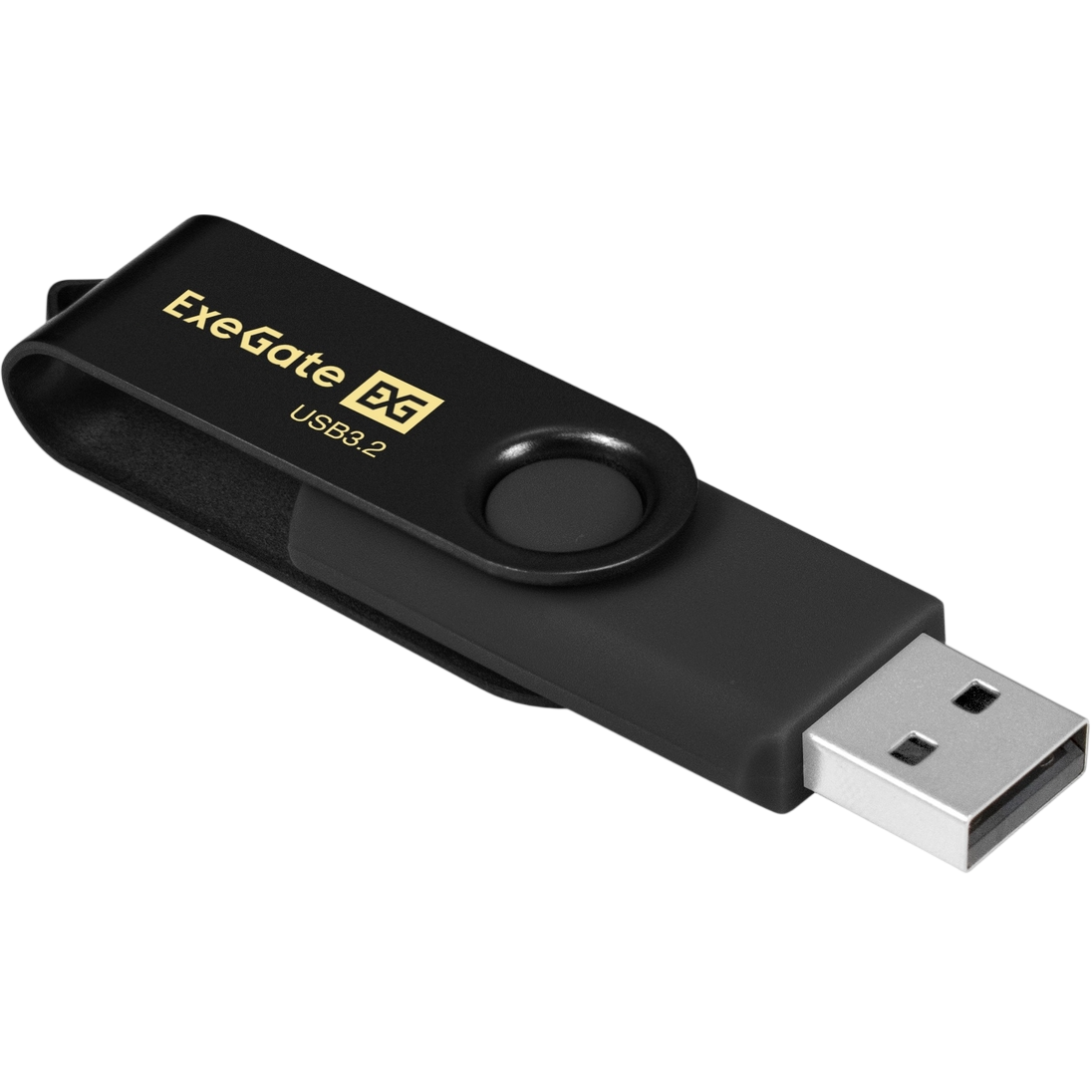 USB Flash накопитель 32GB ExeGate Jet Ultra Black (EX302049RUS) - фото 3