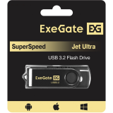 USB Flash накопитель 32GB ExeGate Jet Ultra Black (EX302049RUS)