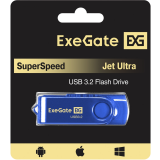 USB Flash накопитель 32GB ExeGate Jet Ultra Blue (EX302050RUS)