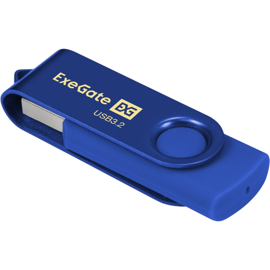 USB Flash накопитель 64GB ExeGate Jet Ultra Blue (EX302060RUS) - фото 2
