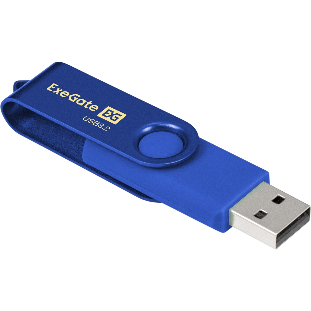 USB Flash накопитель 64GB ExeGate Jet Ultra Blue (EX302060RUS) - фото 3