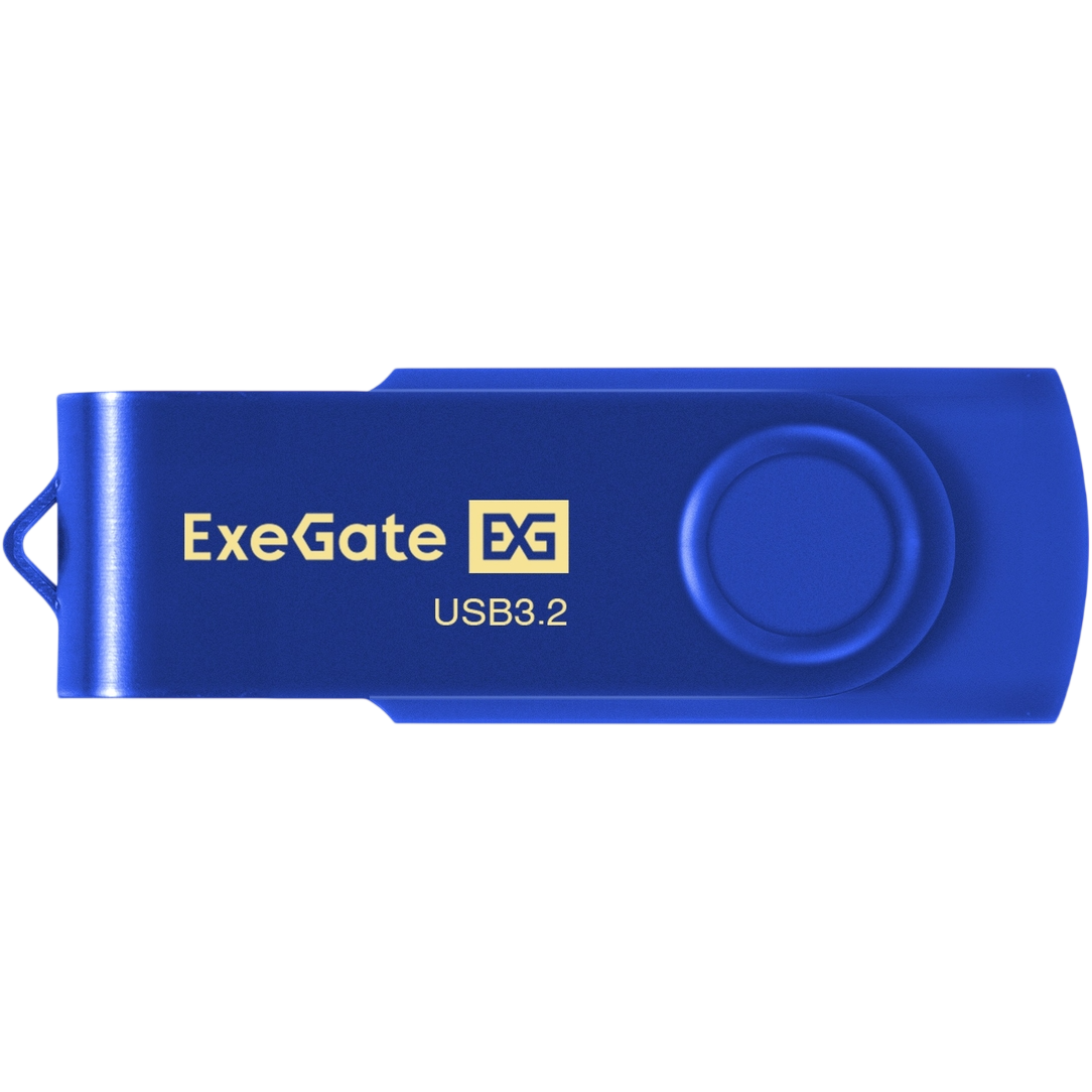 USB Flash накопитель 64GB ExeGate Jet Ultra Blue (EX302060RUS) - фото 4