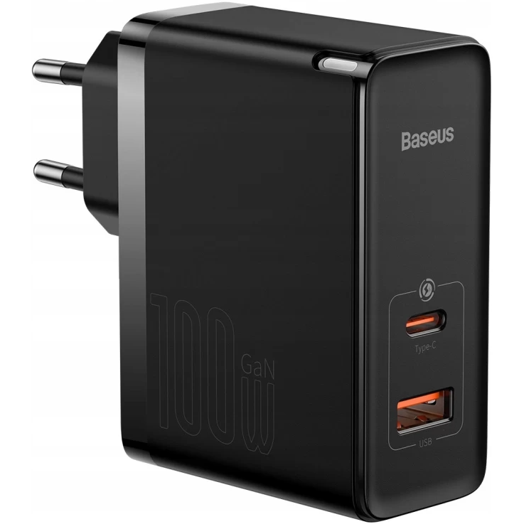 Сетевое зарядное устройство Baseus GaN5 Pro 100W Black + Type-C Cable - CCGP090201