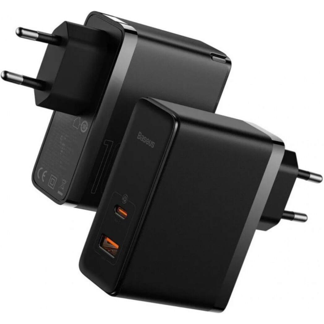 Сетевое зарядное устройство Baseus GaN5 Pro 100W Black + Type-C Cable - CCGP090201 - фото 3