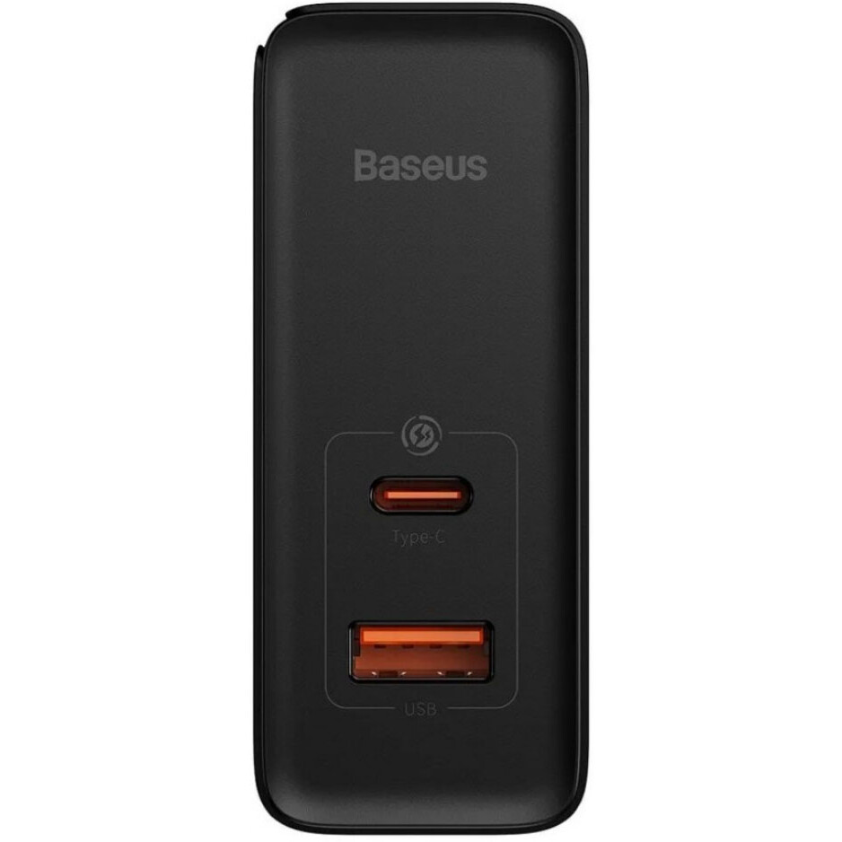 Сетевое зарядное устройство Baseus GaN5 Pro 100W Black + Type-C Cable - CCGP090201 - фото 4