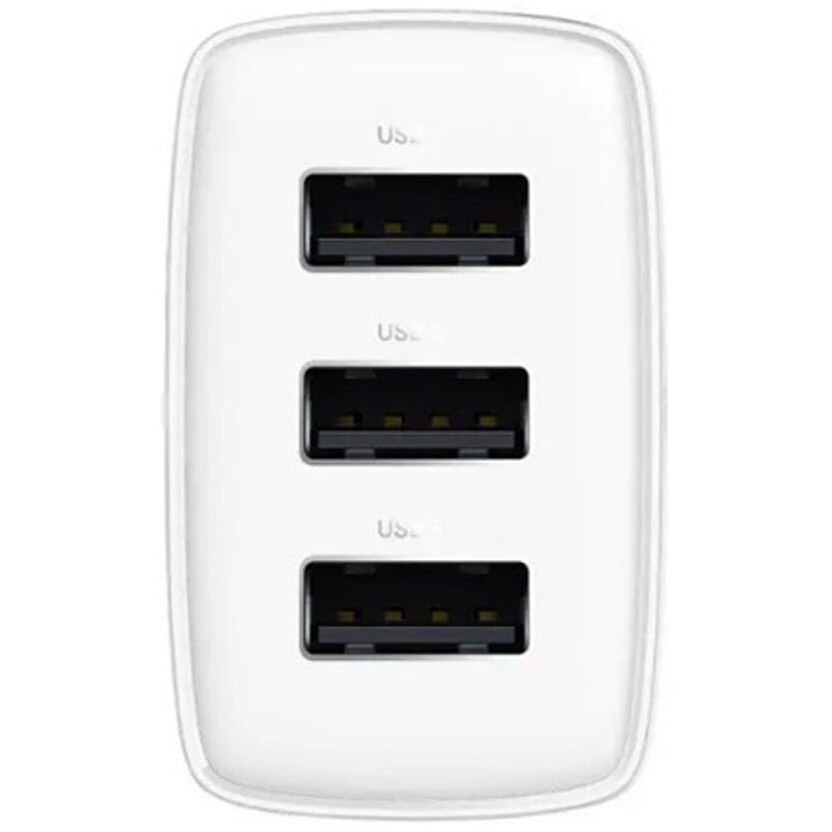 Сетевое зарядное устройство Baseus Compact 17W White - CCXJ020102 - фото 3