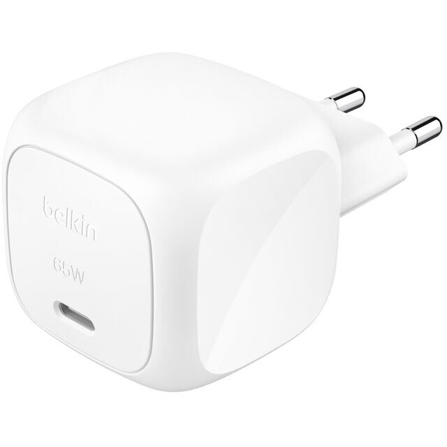 Сетевое зарядное устройство Belkin BoostCharge Compact Wall Charger 65W White - WCA011kqWH