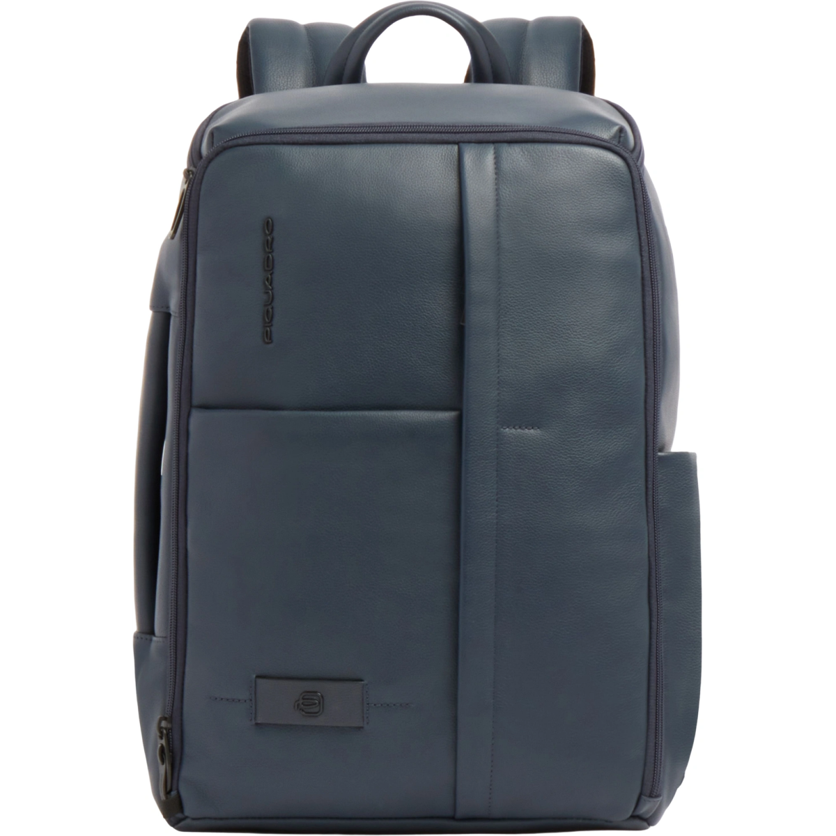 Рюкзак для ноутбука Piquadro Expandable Leather Travel Backpack 15.6" Blue (CA7162W137/BLU)