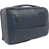 Рюкзак для ноутбука Piquadro Expandable Leather Travel Backpack 15.6" Blue (CA7162W137/BLU)