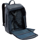 Рюкзак для ноутбука Piquadro Expandable Leather Travel Backpack 15.6" Blue (CA7162W137/BLU)