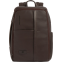 Рюкзак для ноутбука Piquadro Expandable Leather Travel Backpack 15.6" Dark Brown (CA7162W137/TM)