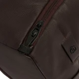Рюкзак для ноутбука Piquadro Expandable Leather Travel Backpack 15.6" Dark Brown (CA7162W137/TM)